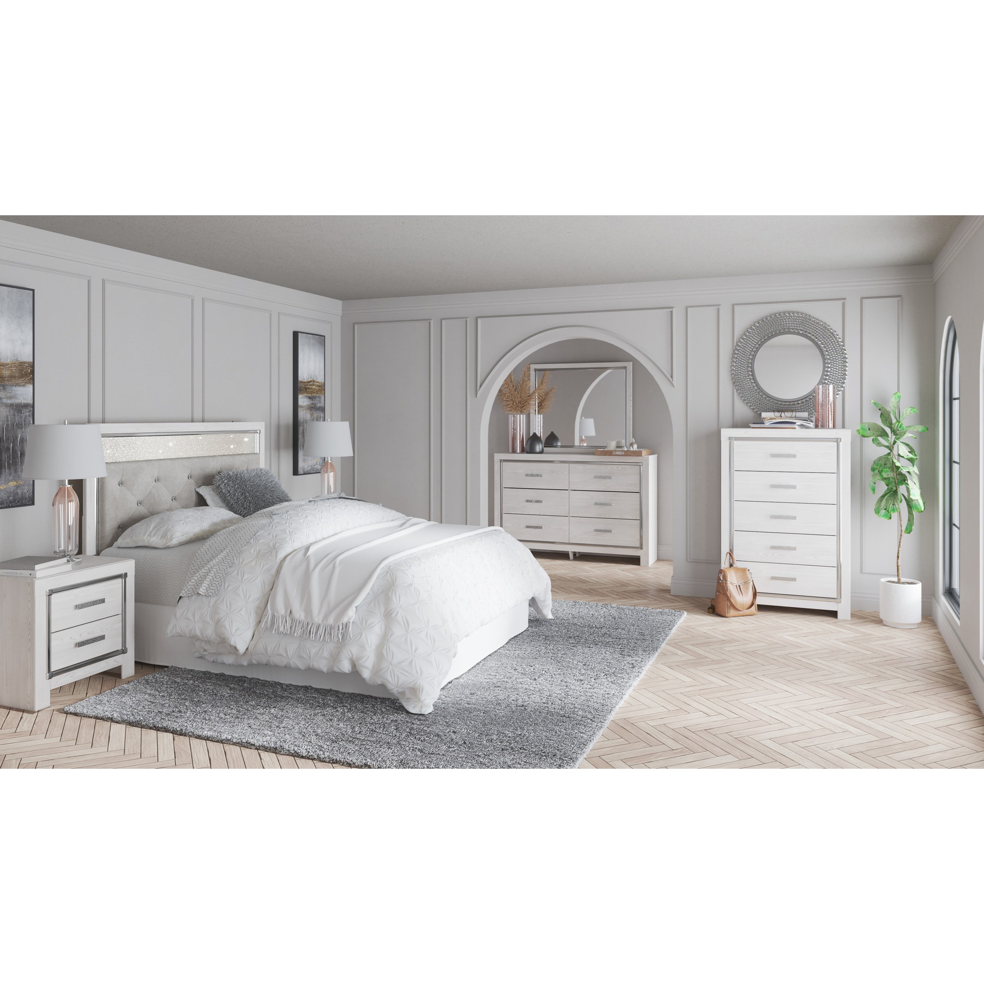 Signature Design by Ashley Altyra B2640 Q Bedroom Group 3 Queen Bedroom